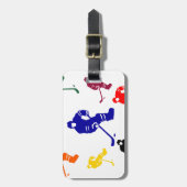 HOCKEY BAGAGELABEL (Voorkant verticaal)