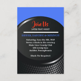 HOCKEY Bar Mitswa Receptie Kaart