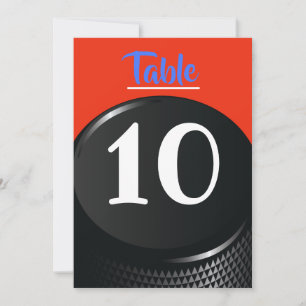 HOCKEY Bar Mitzvah tabelnummer Kaart