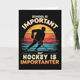 Hockey belangrijker schoolhumor kaart