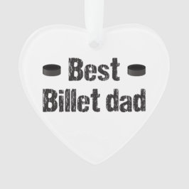 Hockey Beste Billet Papa Ornament
