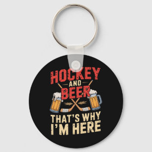 Hockey Bier Voor Mannen Grappig Cadeau Idee Sleutelhanger