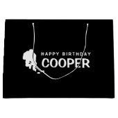 Hockey Birthday Gift Bag Groot Cadeauzakje (Voorkant)