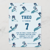 Hockey Birthday Invitation Kaart (Voorkant / Achterkant)