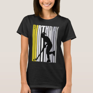 Hockey Birthday Seasonr Fancy Retro Teen tieners T-shirt