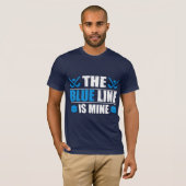 Hockey Blue Line T-shirt (Voorkant volledig)