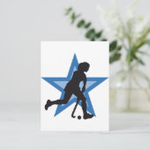 hockey briefkaart (Staand voorkant)