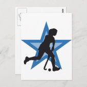 hockey briefkaart (Voorkant / Achterkant)