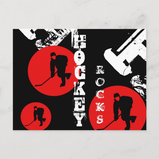 Hockey Briefkaart (Voorkant)