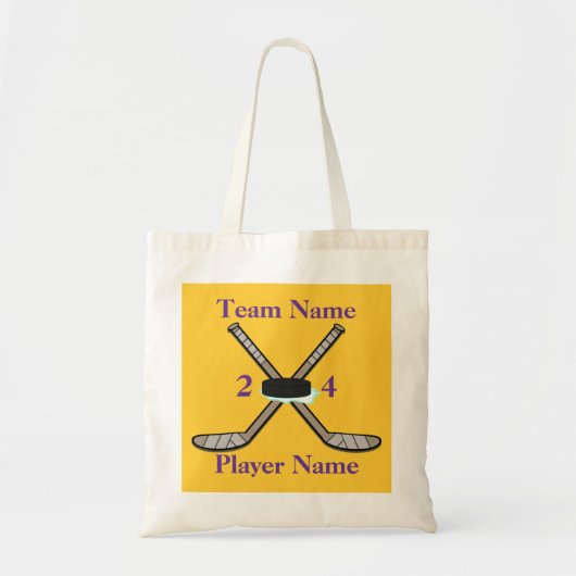 Hockey-Canvas tas (Voorkant)