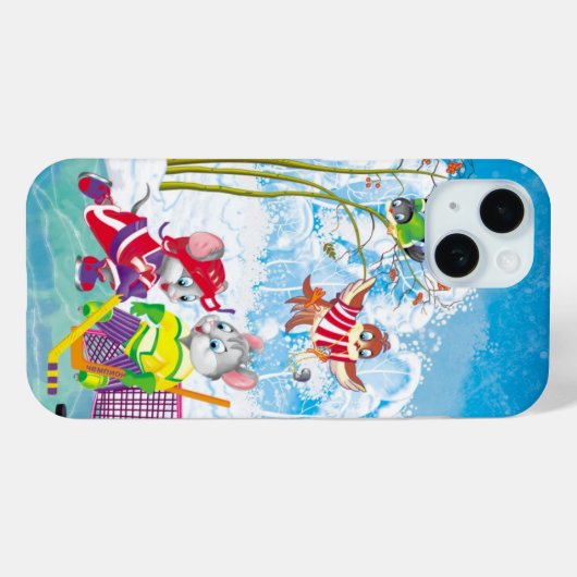 hockey Case-Mate iPhone case (Achterkant (horizontaal))