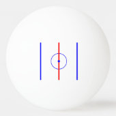 Hockey Center Ice & Blue Lines Pingpongballen (Achterkant)