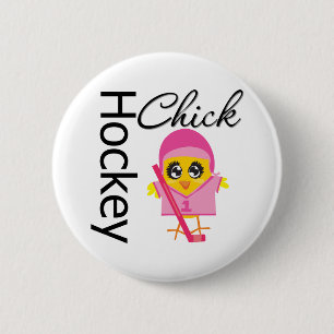 Hockey Chick Ronde Button 5,7 Cm
