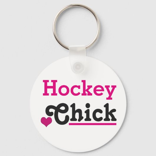 Hockey Chick Sleutelhanger (Voorkant)