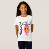 Hockey Chick T-shirt (Voorkant volledig)