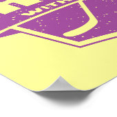 Hockey Chicken with Sticks Poster (Hoek)