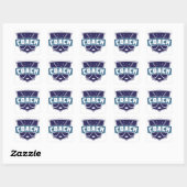 Hockey Coach Shield Stickers (Vel)