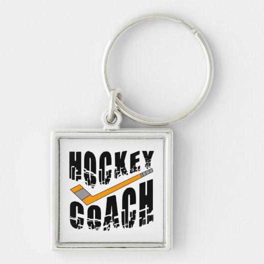 Hockey Coach Stick Sleutelhanger (Voorkant)