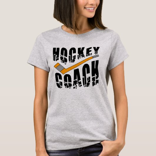 Hockey Coach Stick T-shirt (Voorkant)