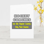 Hockey Coaches...slimmer Kaart (Gele Bloem)