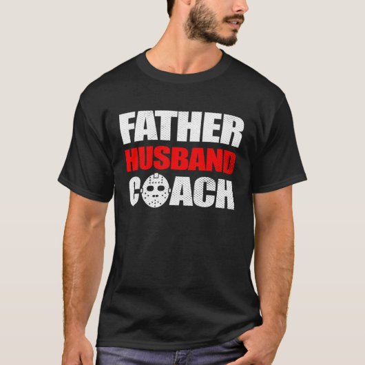 Hockey Dad Father Husband Coach T-shirt (Voorkant)