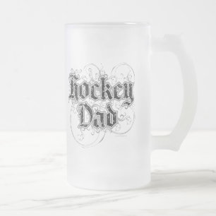 Hockey Dad frosted bier mok