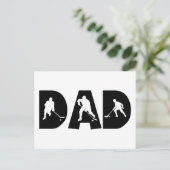 Hockey Dad Gift Briefkaart (Staand voorkant)