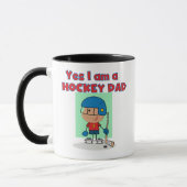 Hockey Dad T-shirts en cadeautjes Mok (Links)