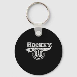 Hockey Dad Vaderdag Gift Father Sport Mannen Sleutelhanger