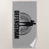 Hockey Defenseman Strandlaken (Voorkant)