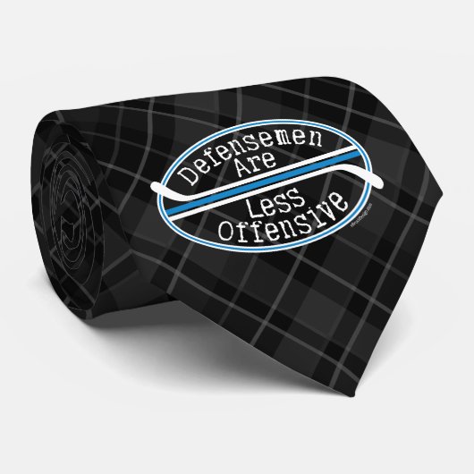 Hockey Defensemen Minder offensief Stropdas (Opgerold)