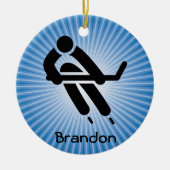 Hockey Design Ornament (Voorkant)