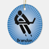 Hockey Design Ornament (Links)