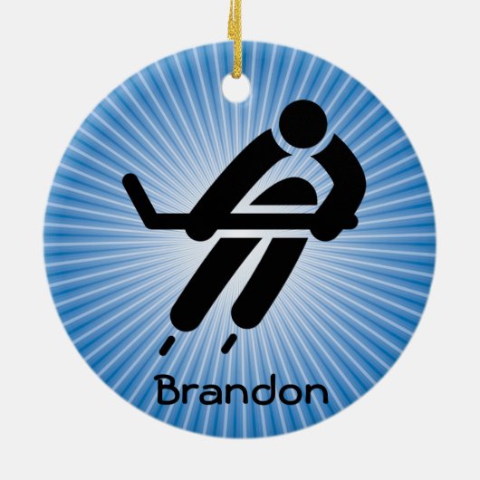 Hockey Design Ornament (Achterkant)