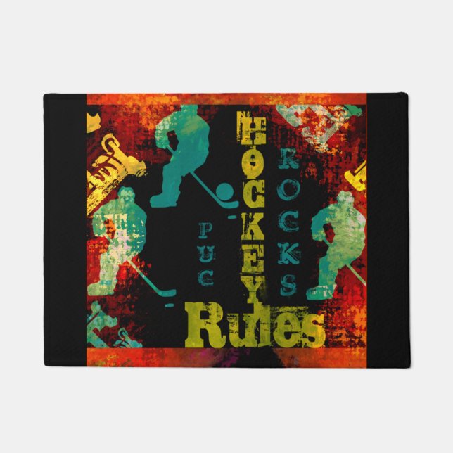 HOCKEY DEURMAT (Voorkant)