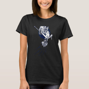 Hockey Doelman Beest In Doel Kreeg Ijs Panter Kat T-shirt