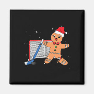 Hockey doelman Gingerbread doelverdediger Funny Ch Magneet