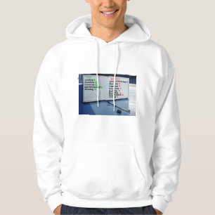 Hockey Doe's en Doe Niet's Whiteboard Hoodie
