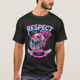 Hockey Drip Voor Jongens Ijs Drip Jeugd Kinderen P T-shirt