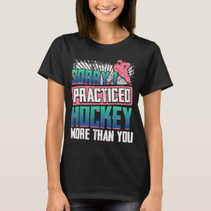 Hockey en Field Hockey Player voor ware ventilator T-shirt