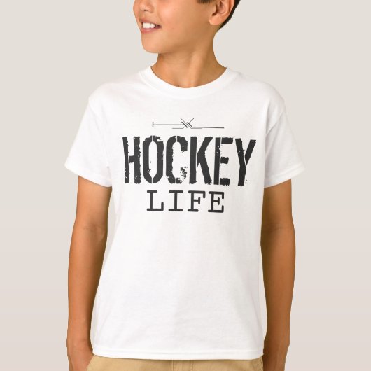 hockey en life samen t-shirt (Voorkant)