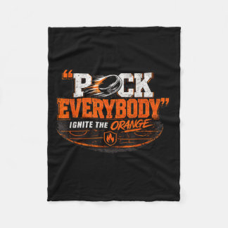 Hockey Enforcer Oranje Fleece Deken