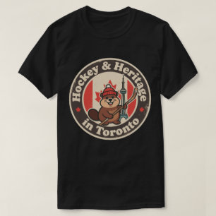 Hockey & Erfgoed_ Toronto Retro Canadees T-shirt