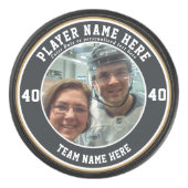 Hockey Fan Gift Hockey Puck (Voorkant)