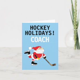 Hockey Feestdagen Coach kerstmis Kaart