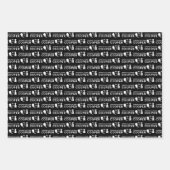 Hockey Félicitations Envelopper les feuilles de pa (Devant 2)