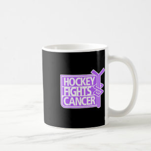 Hockey Fights Cancer T-shirts Volwassenen Uni Clic Koffiemok