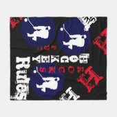 HOCKEY FLEECE DEKEN (Voorkant (Horizontaal))