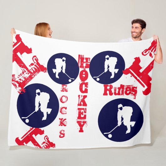 Hockey fleece deken (In situ)