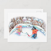 Hockey Fun Briefkaart (Voorkant / Achterkant)